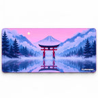 Desk Mat – 23 x 11 inches (58 x 28 cm) | Stitched Edges